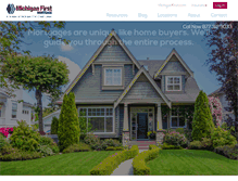 Tablet Screenshot of michiganfirstmortgage.com